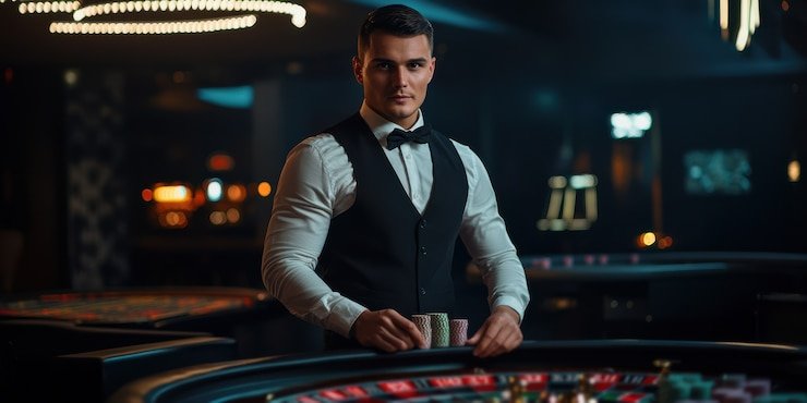 Antarmuka aplikasi mobile opa slot menampilkan meja dealer langsung dan menu permainan